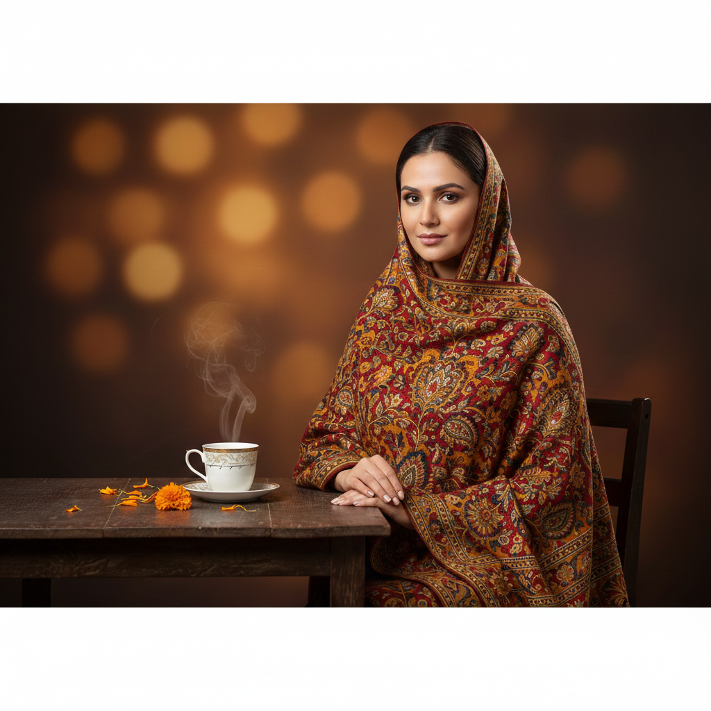 Handcrafted Shawls Detail